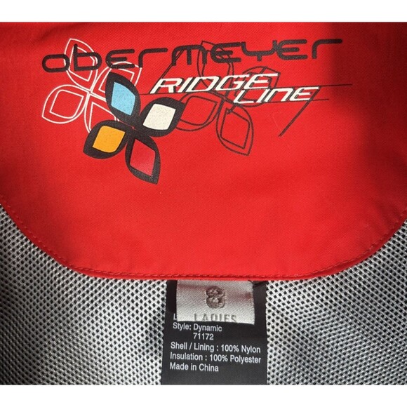 Obermeyer Ridge Line Ski Snow Jacket Women Size 8 Black Gorpcore Detachable Hood - Picture 16 of 16